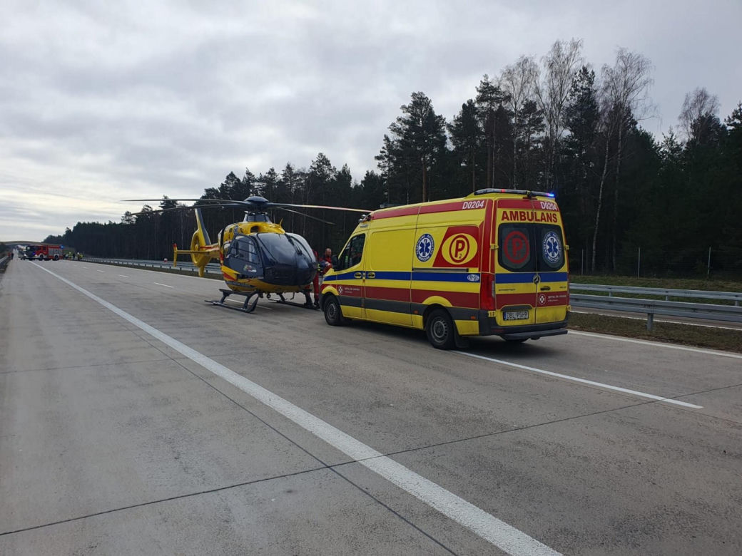 Wypadek na A18