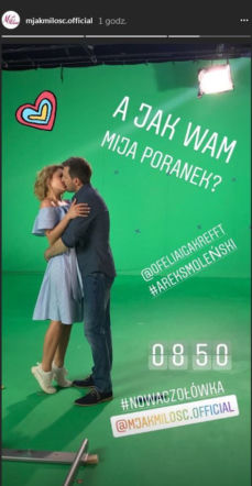 Nowa czołówka M jak miłość. Ula (Iga Krefft) i Bartek (Arkadiusz Smoleński)