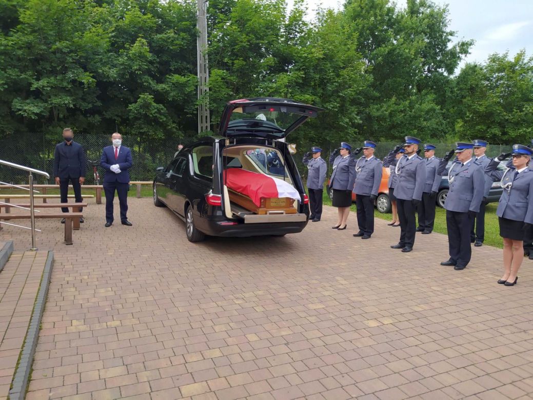 Pogrzeb policjanta, który utonął ratując dziecko