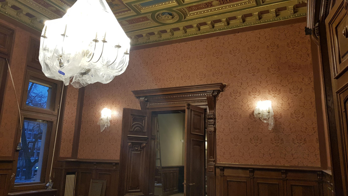 Willa Augusta Lentza – pokój gościnny ściany po