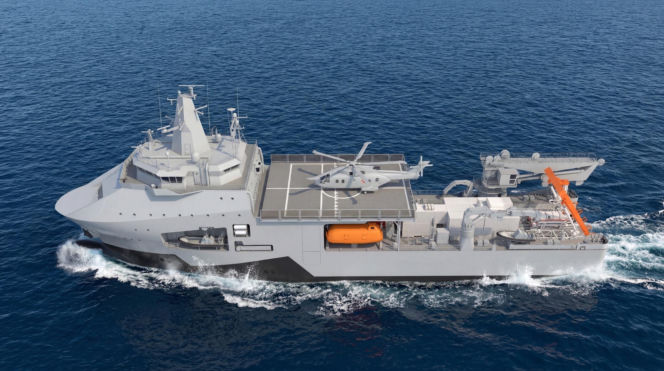 Wizualizacje przyszłego ORP "Ratownik"