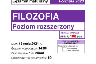  Matura 2026: filozofia 8.05.2026. Gotowe odpowiedzi i ARKUSZE CKE z filozofii 2026. Zobacz, czy zdałeś! [NOWA I STARA FORMUŁA]