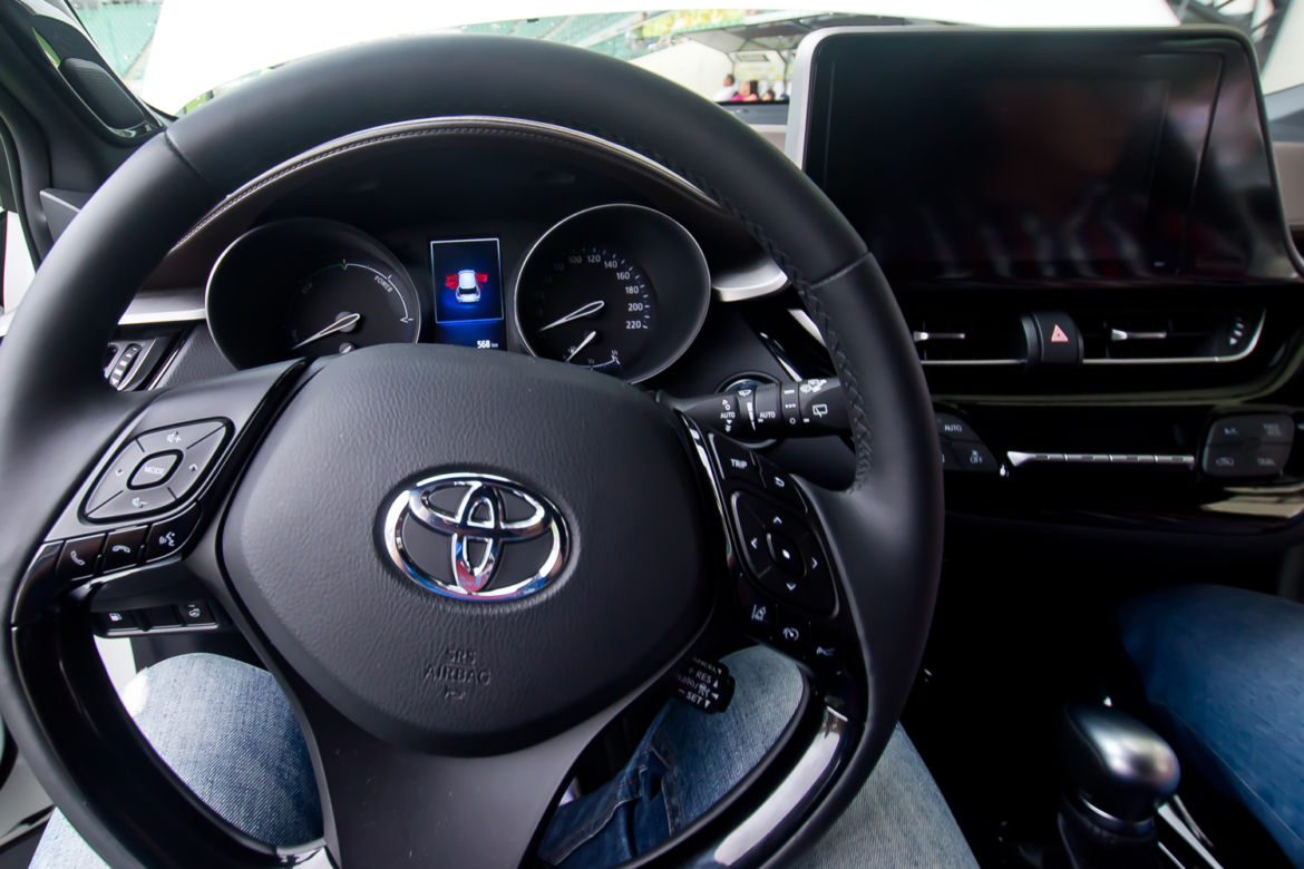 Toyota C-HR, prezentacja Stadion Legii