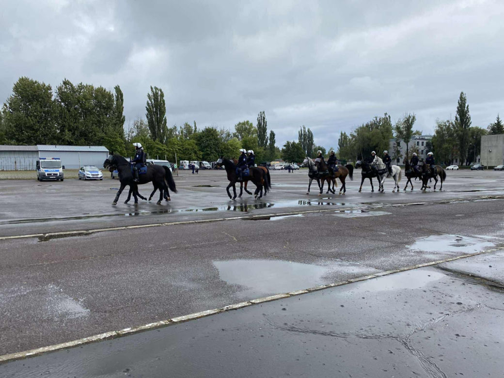 Ćwiczenia policjantów i strażników miejskich