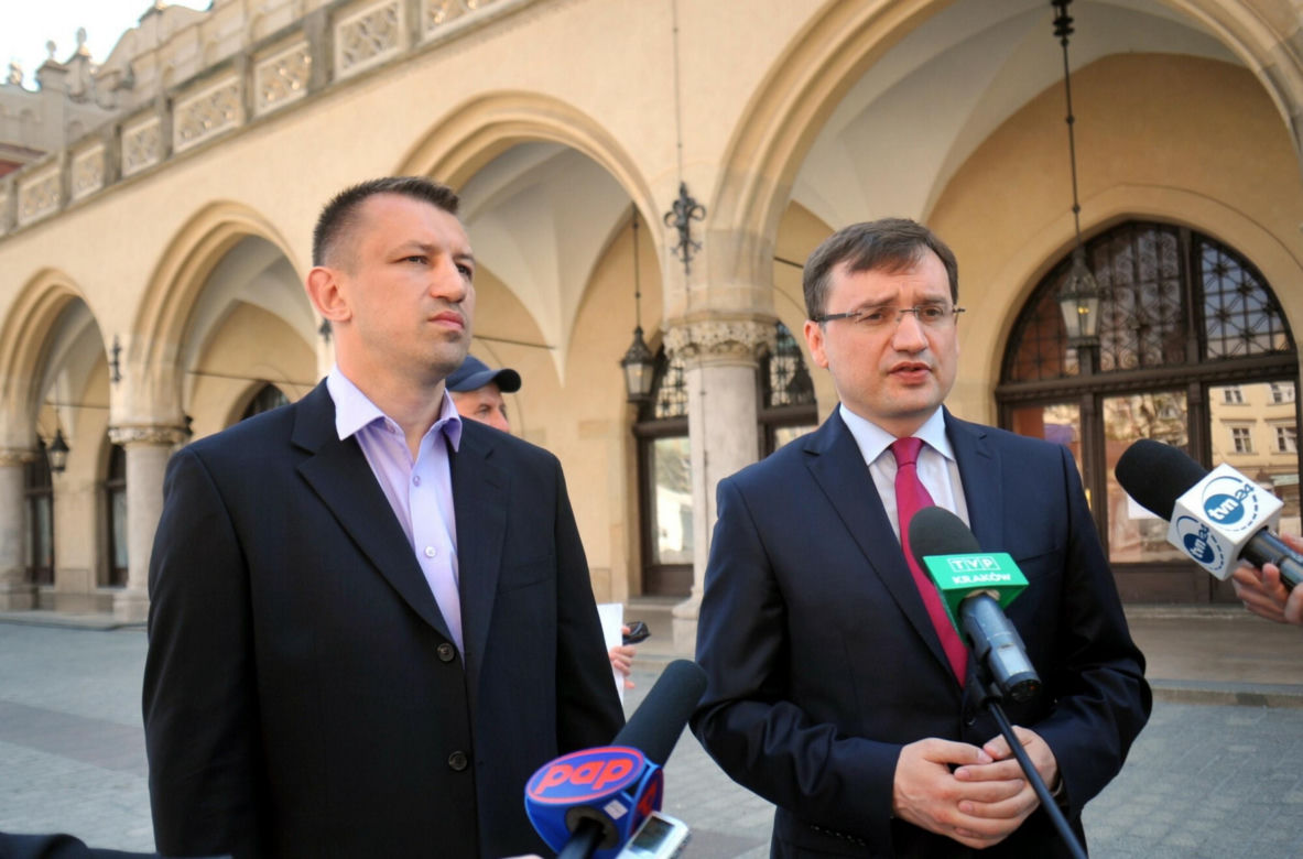 Zbigniew Ziobro i Tomasz Adamek