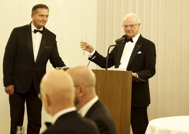 Obiad na cześć szwedzkiej pary królewskiej