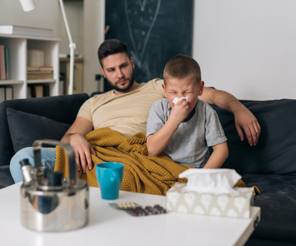 Katar jednego dziecka przeradza sie w domową epidemię? Tak unikniesz zarażania się