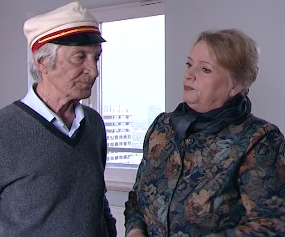 Andrzej Kopiczyński, Anna Seniuk - kadr serialu Czterdziestolatek 