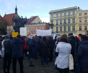 Pikieta medyków w Bydgoszczy