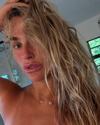 Aryna Sabalenka i jej twarz z bliska