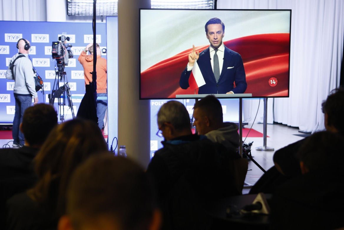 Warszawa, debata wyborcza TVP