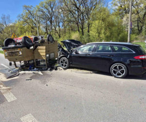 Groźne drogowe zdarzenie w Świdniku
