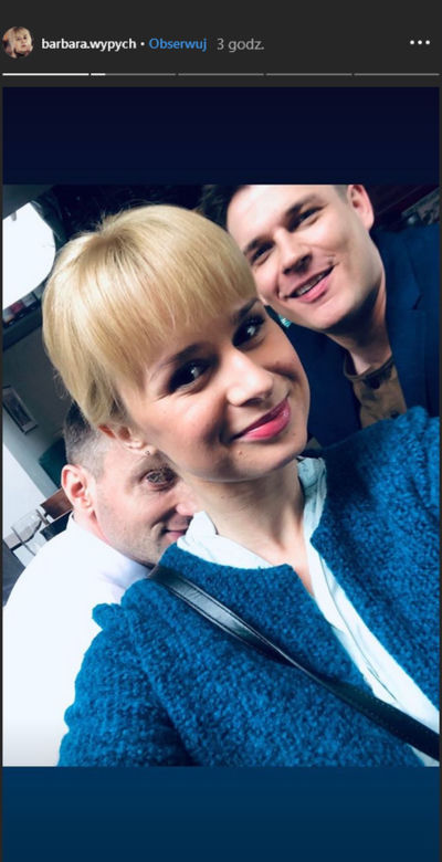 M jak miłość po wakacjach 2019. Sonia (Barbara Wypych), Janek (Tomas Kollarik), Bartek (Arkadiusz Smoleński)