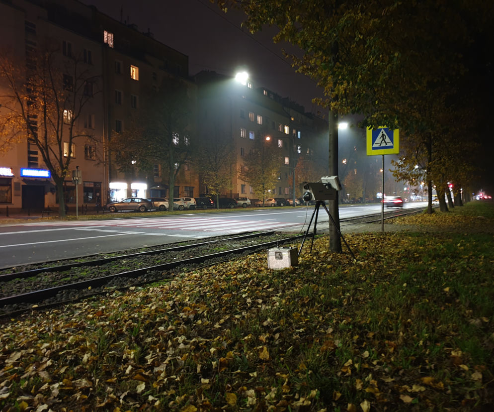 Fotoradar na Saskiej Kępie