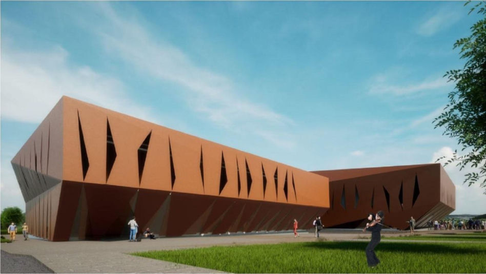 Wizualizacja Centrum Kultury i Edukacji Muzycznej w Wadągu