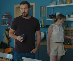 Barwy szczęścia odc. 3276. Marcin Kodur (Oskar Stoczyński), Renata (Anna Mrozowska)