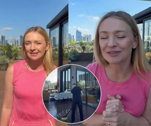 Basia Kurdej-Szatan zrobiła porządki na tarasie apartamentu
