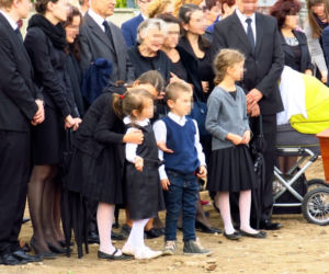 Pogrzeb Michała i Hanny, którzy spadli z klifu na na przylądku Cabo da Roca w Portugalii