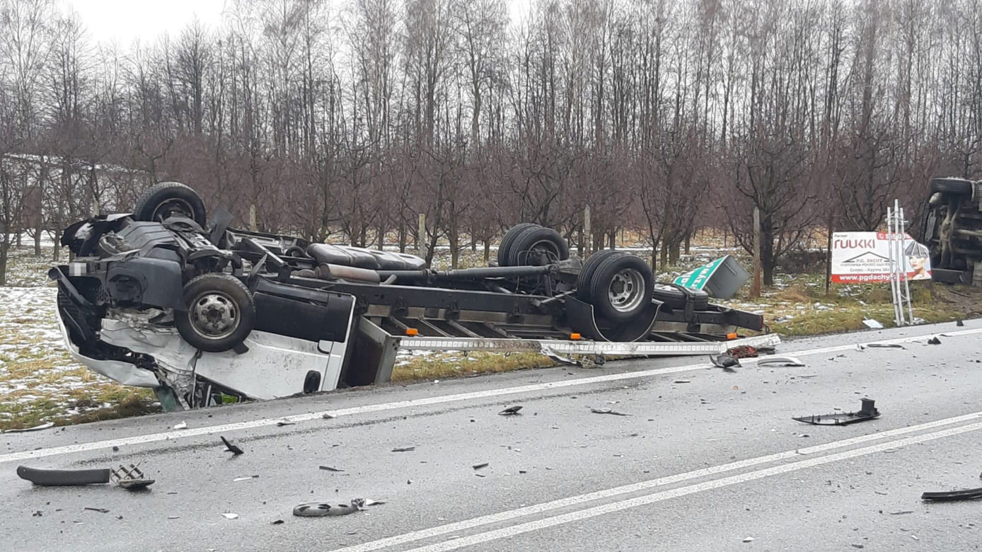 Dramatyczny wypadek pod Grójcem