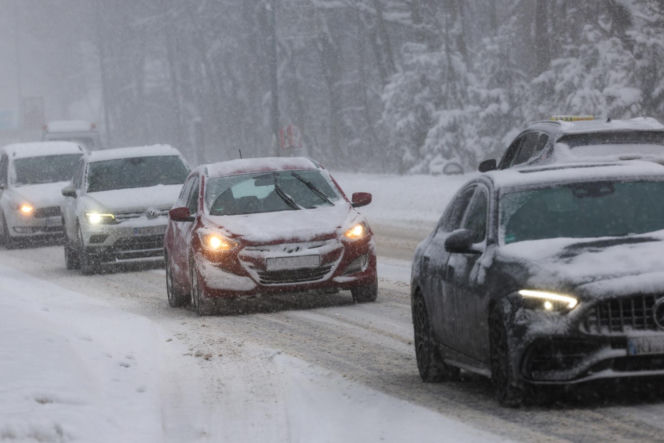 Intensywne opady śniegu w Zakopanem