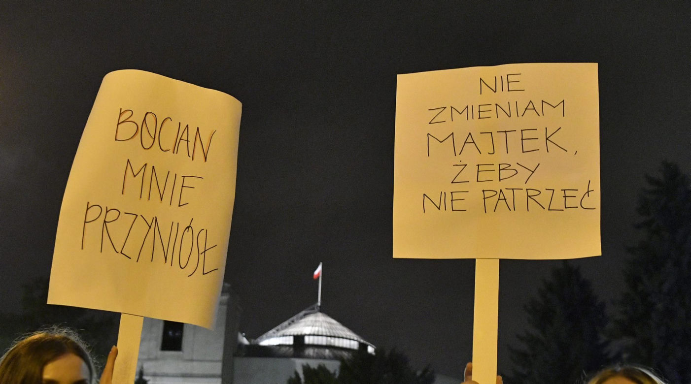 Manifestacja pod Sejmem - NIE dla zakazu edukacji seksualnej