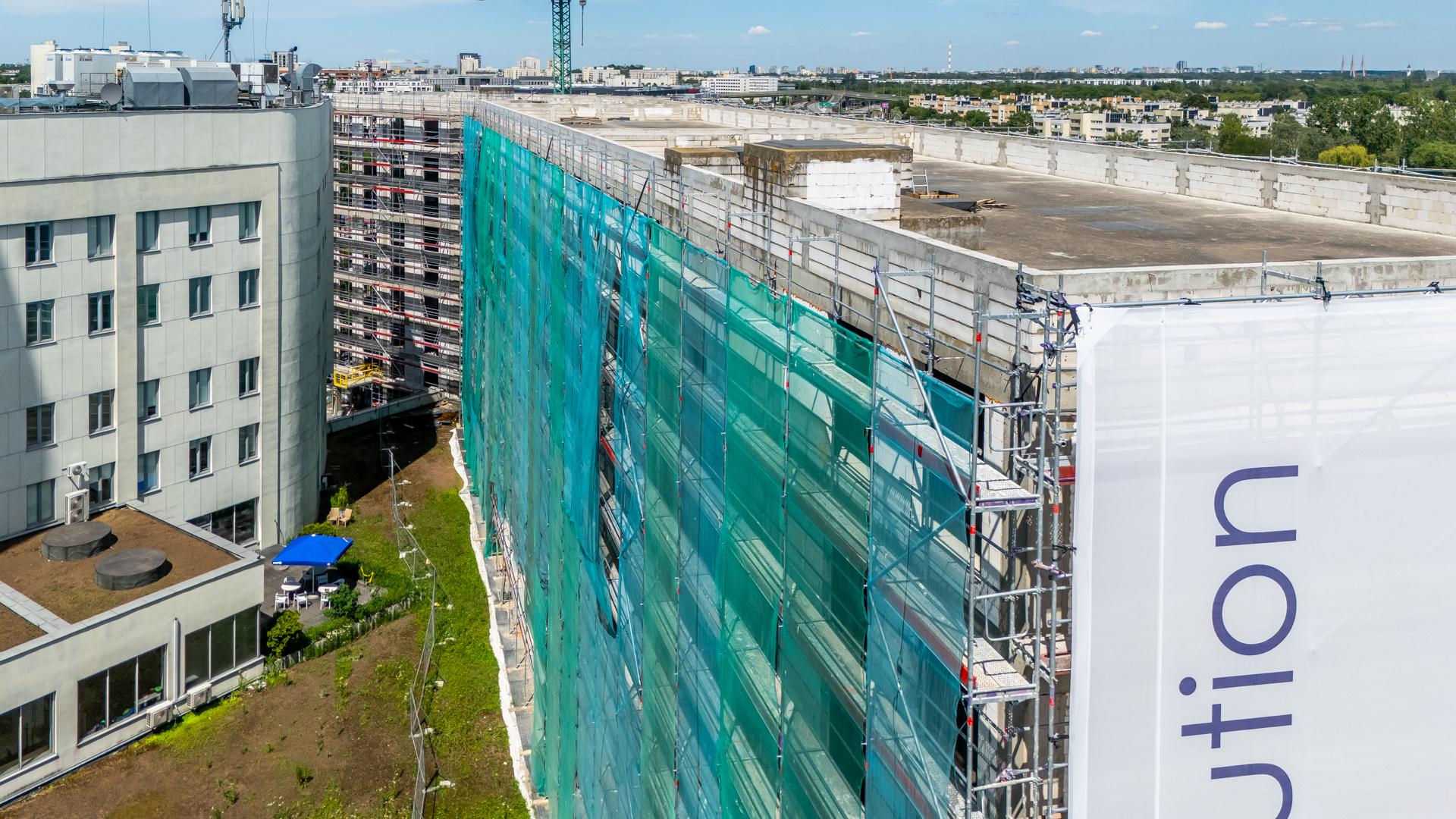Budowa hotelu Holiday Inn przy ul. Sobieskiego 87 w Warszawie