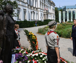 Marta Nawrocka w hołdzie Bohaterkom Powstania Warszawskiego