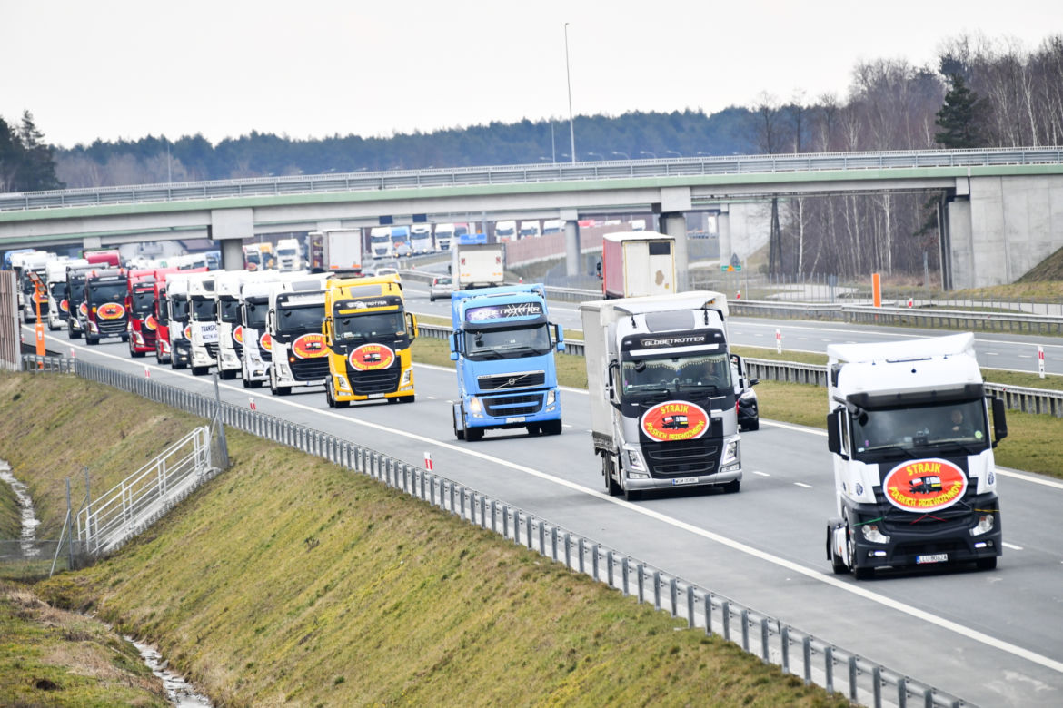 Protest przewoźników