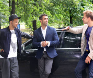 Miłość na bogato odc. 2. Janek (Jan Bielski), Nikodem (Nikodem Świącki), Gabron (Gabriel Piotrowski)