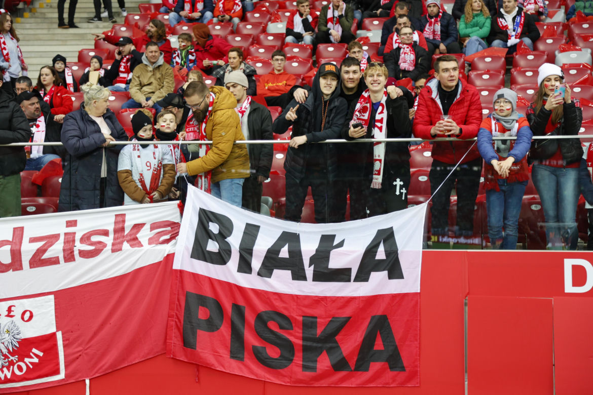 Kibice na meczu Polska - Estonia. Zdjęcia z trybun [21.03.2024]
