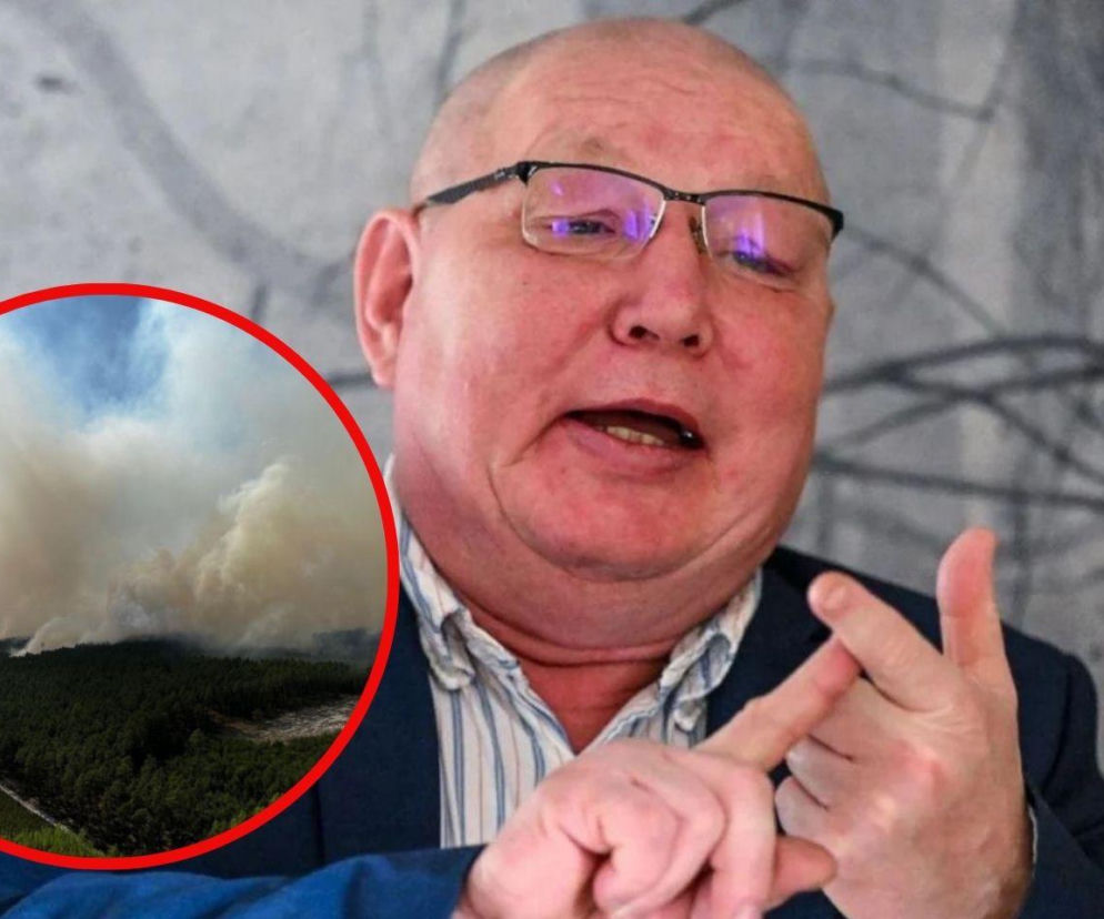 W grudniu Krzysztof Jackowski miał wizję gigantycznego pożaru. Teraz płonie Puszcza Solska