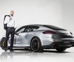 Marcin Gortat w Porsche Panamera GTS