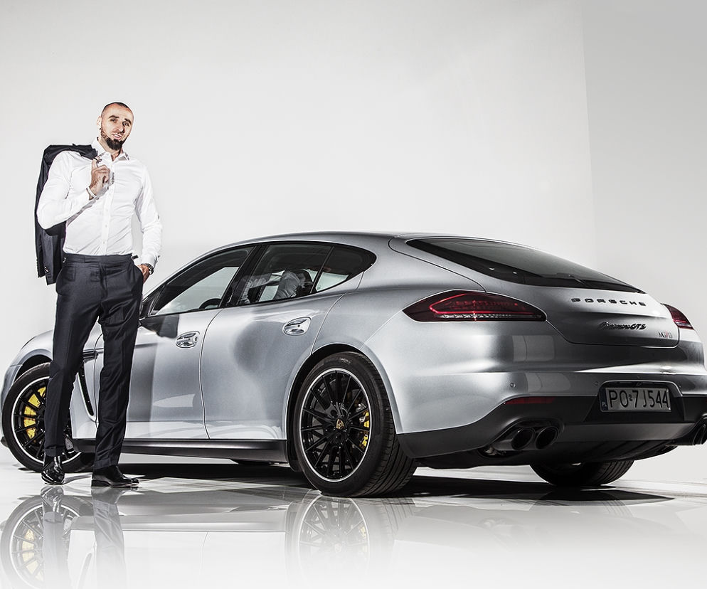 Marcin Gortat w Porsche Panamera GTS