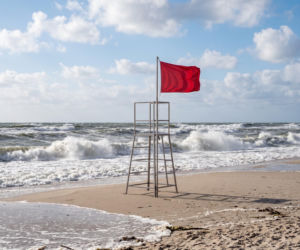 Sinice Darłowo. Czy w Darłowie można się kąpać 18.08? Flaga, warunki pogodowe