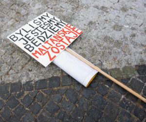 Protest mieszkańców Osiedla Maltańskiego