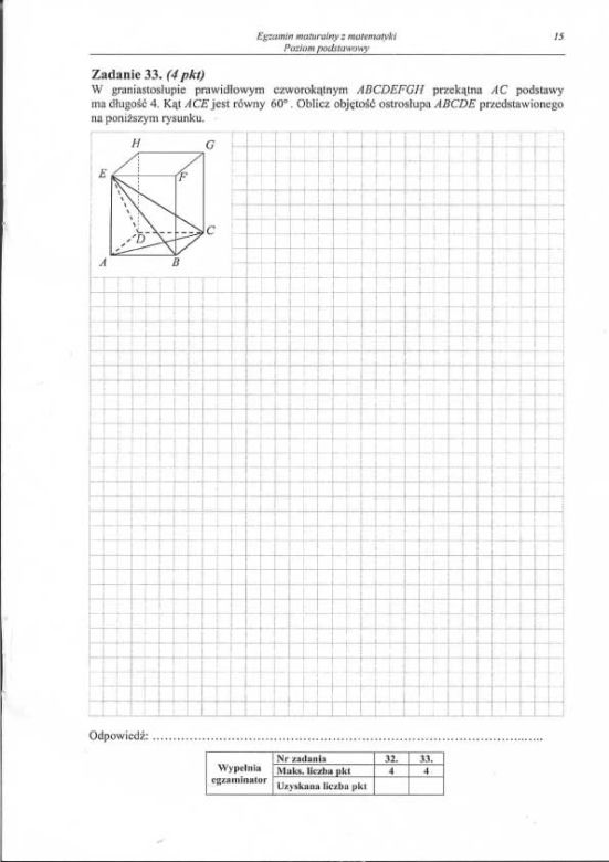 Matura 2012 matematyka podstawowy 