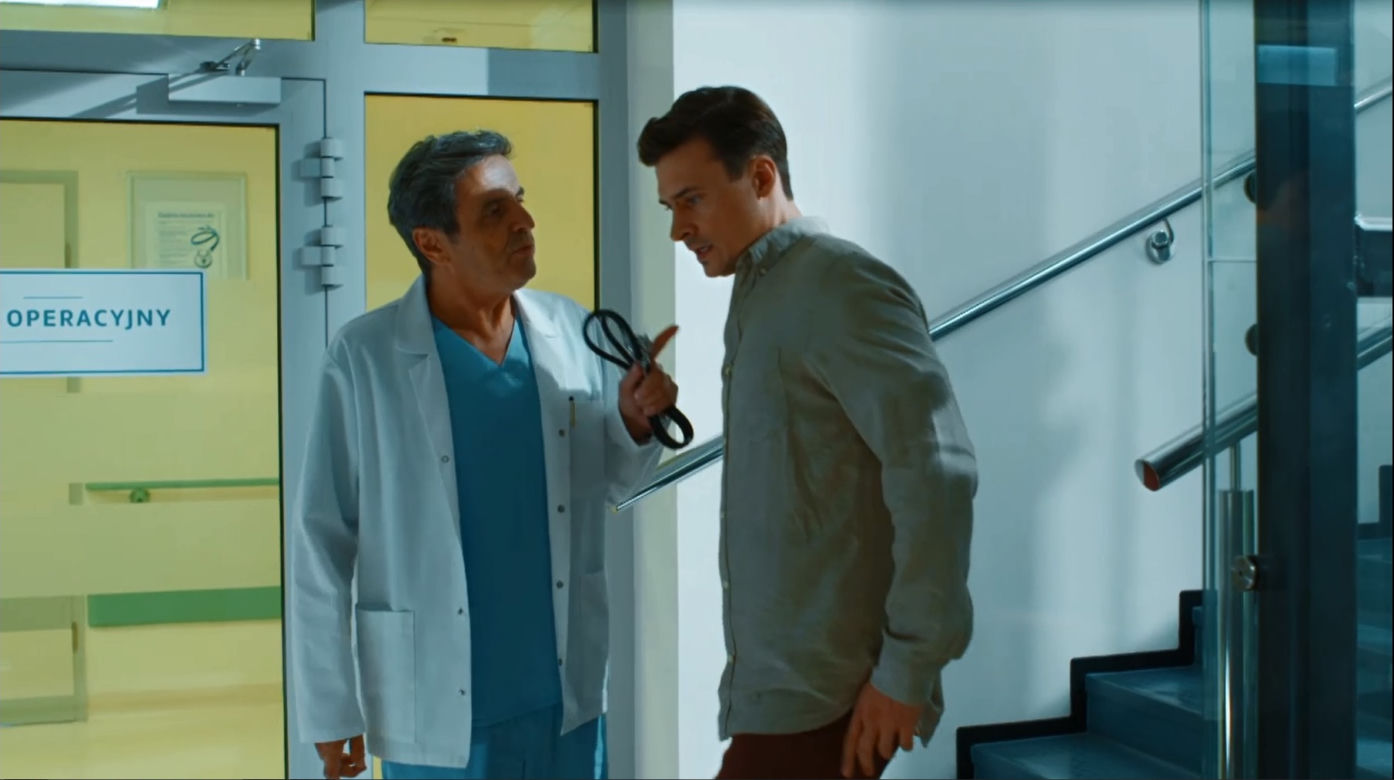 W rytmie serca odcinek 12, Robert (Piotr Polk), Adam (Mateusz Damięcki)