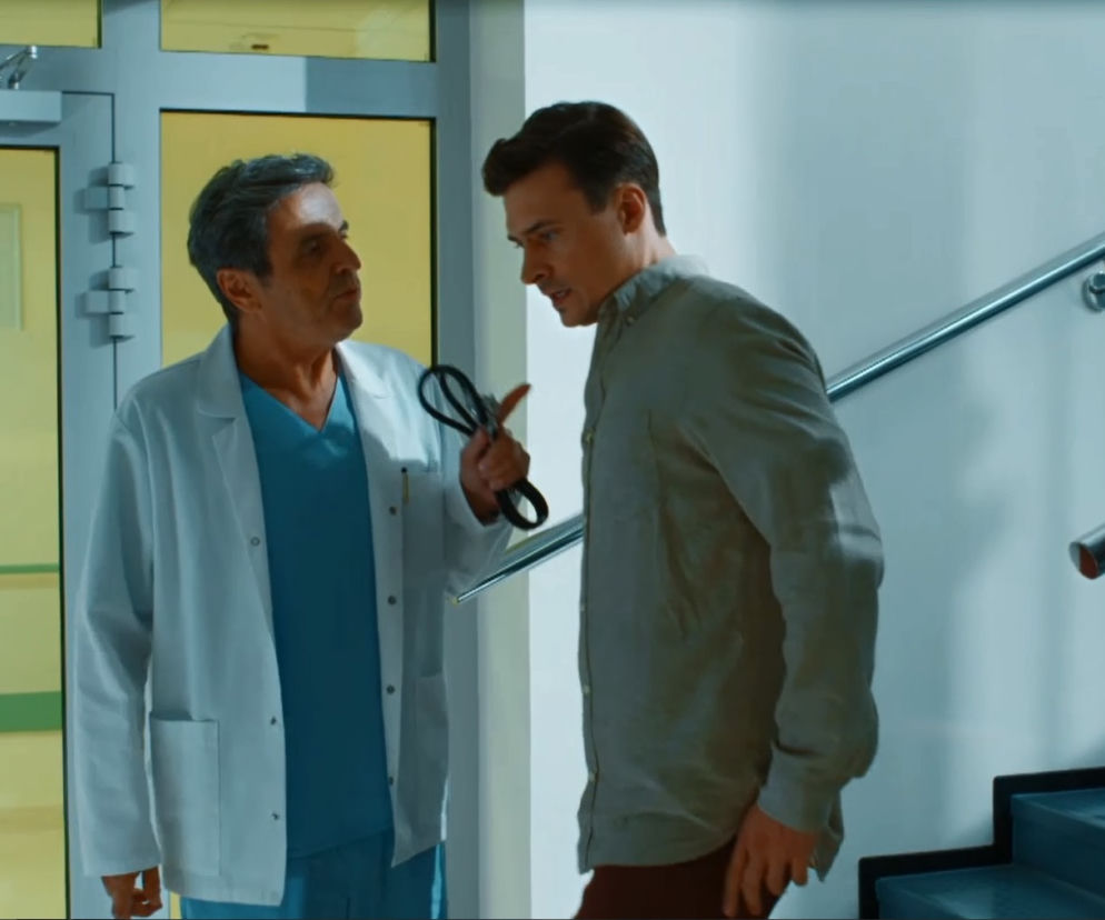 W rytmie serca odcinek 12, Robert (Piotr Polk), Adam (Mateusz Damięcki)