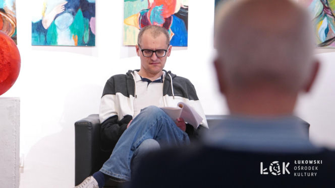 Za nami spotkanie z poezją Sebastiana Barana w Łukowie