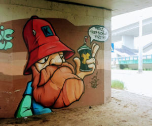 Murale na filarach Trasy Zamkowej