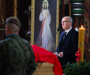 Ból, rozpacz, łzy. Poruszające sceny na pogrzebie Łukasza Litewki