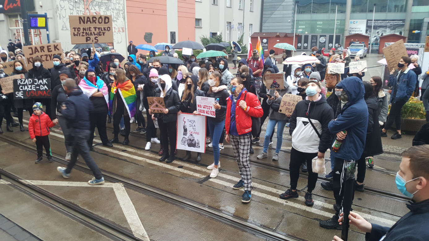 Poniedziałkowy protest w Bydgoszczy