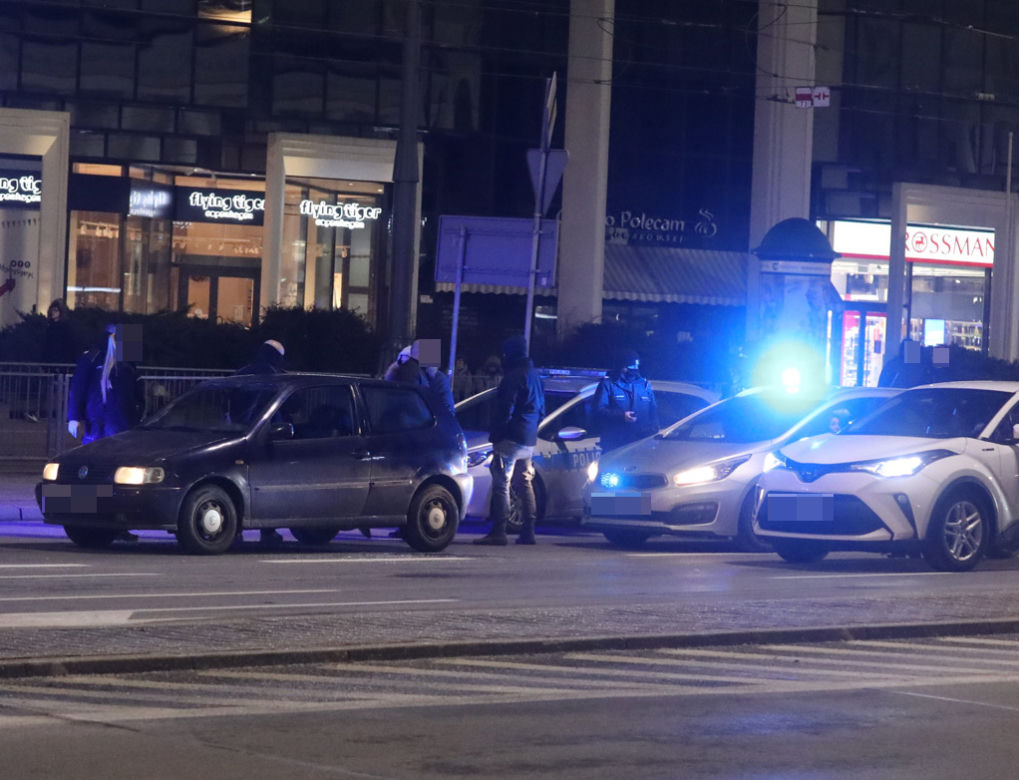 Dramatyczny pościg w centrum Warszawy