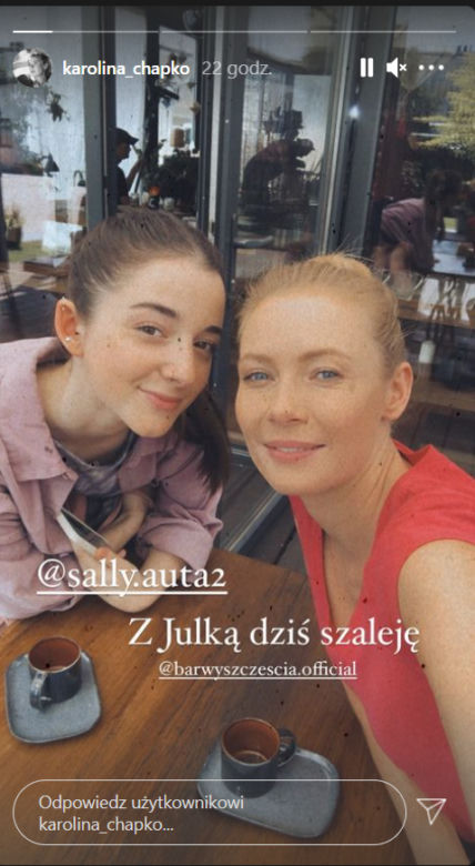 Barwy szczęścia. Dominika (Karolina Chapko), Luiza (Julia Zielińska)