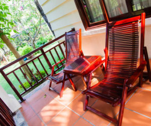 Leżak na balkon