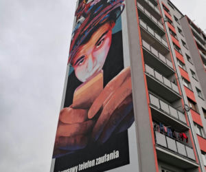 Ogromny mural w Skarżysku-Kamiennej