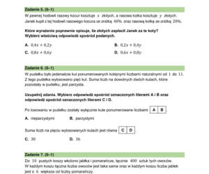 Egzamin ósmoklasisty 2026 matematyka: Arkusze CKE i odpowiedzi - sprawdź, czy zdałeś! 12.05.2026