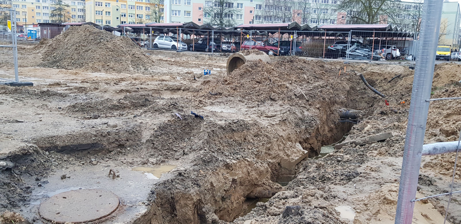 Błoto, dziury i kałuże