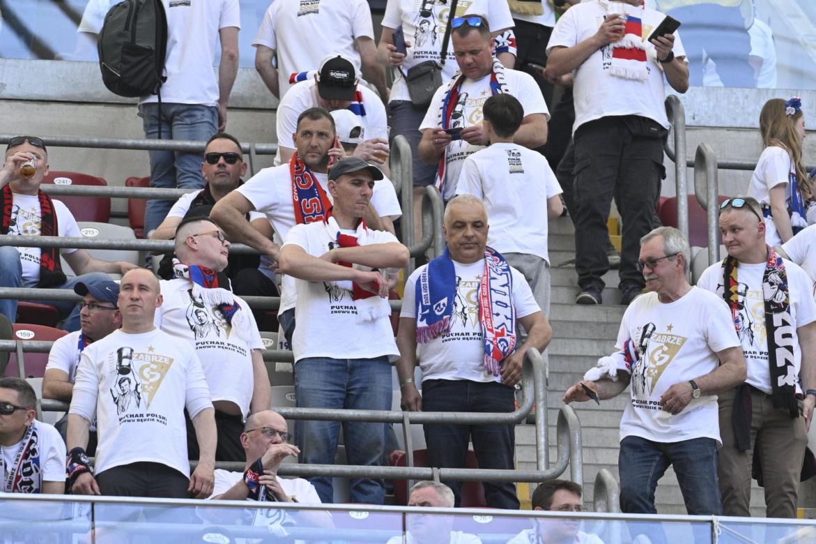 Kibice na finale Pucharu Polski: Górnik - Raków