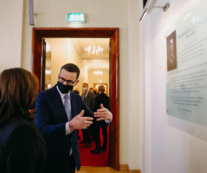 Kamala Harris i Mateusz Morawiecki